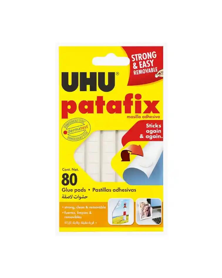 Uhu Patafix Masilla Adhesiva (80 Pastillas)