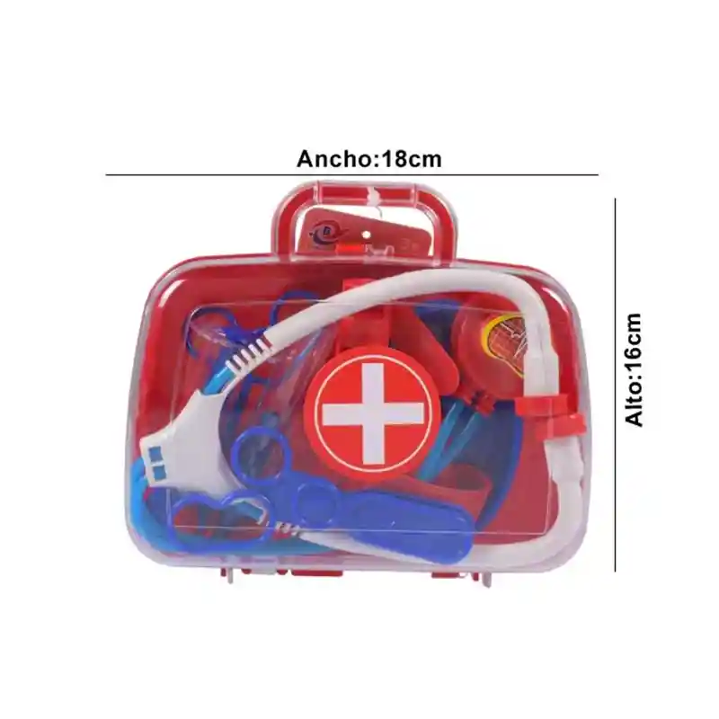 Set Doctor Juguete Maleta Accesorios Minidoctor Niños