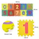 Ack Piso Puzzle Alfombra Goma Eva Antigolpes Numeros Bebe