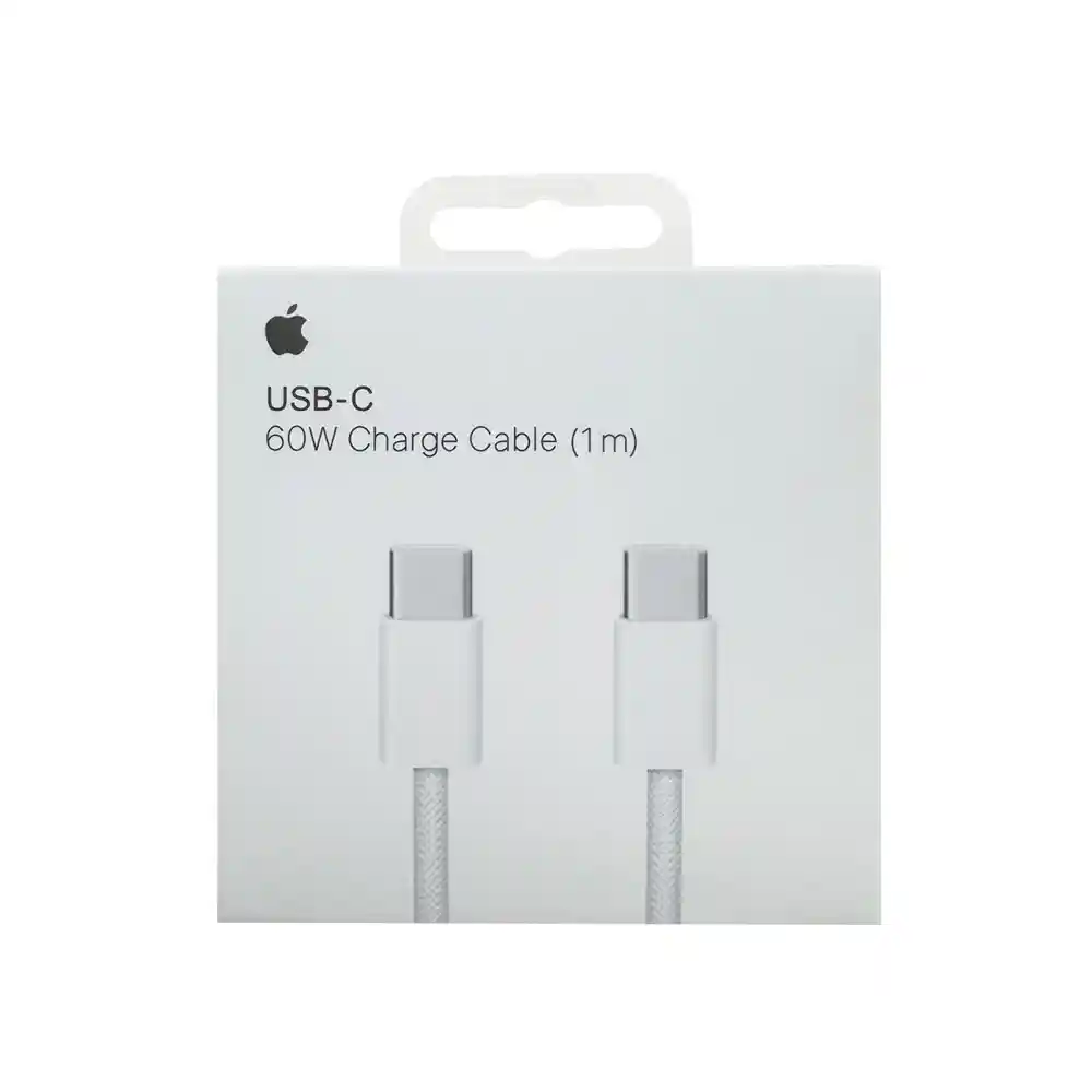 Cable Tipo C A Tipo C Bordado 1 Metro Apple