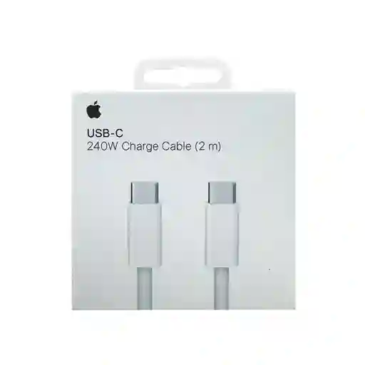 Cable Tipo C A Tipo C Bordado 2 Metros Apple