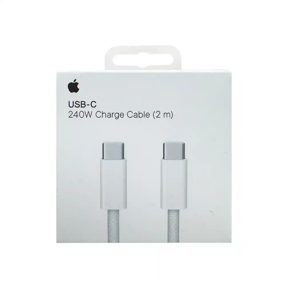 Cable Tipo C A Tipo C Bordado 2 Metros Apple