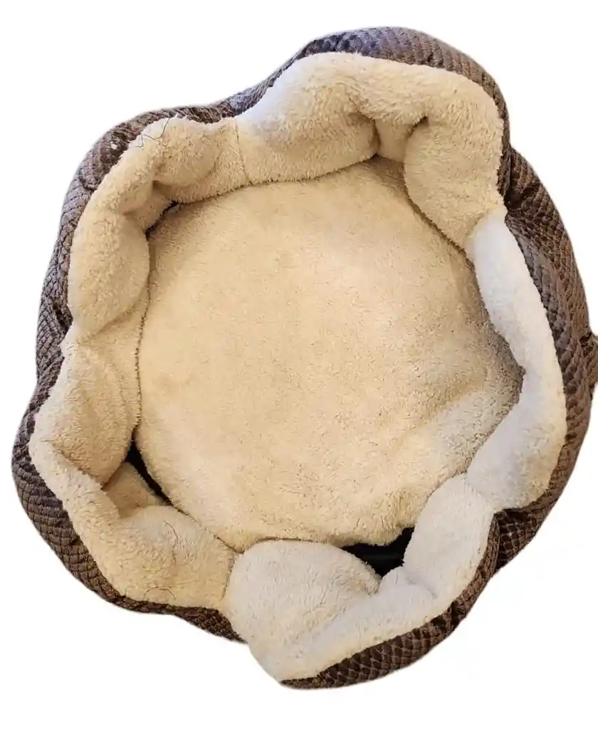 Mondo Mascotas - Cama Pequeña Para Mascotas Marron/crema (30*30)