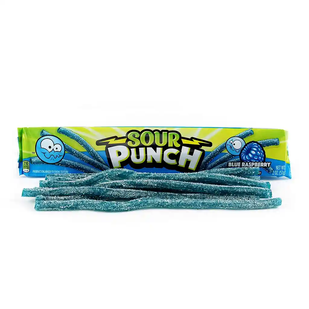 Sour Punch Raspberry Straws