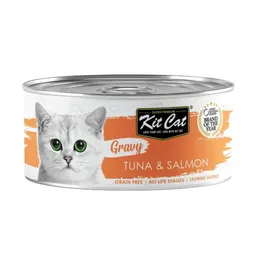 Kit Cat Gravy - Tuna & Salmon - Lata 70gr