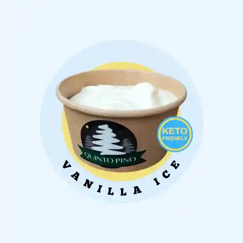 Helado Vainilla Ice Keto 130 G Marca Quinto Pino