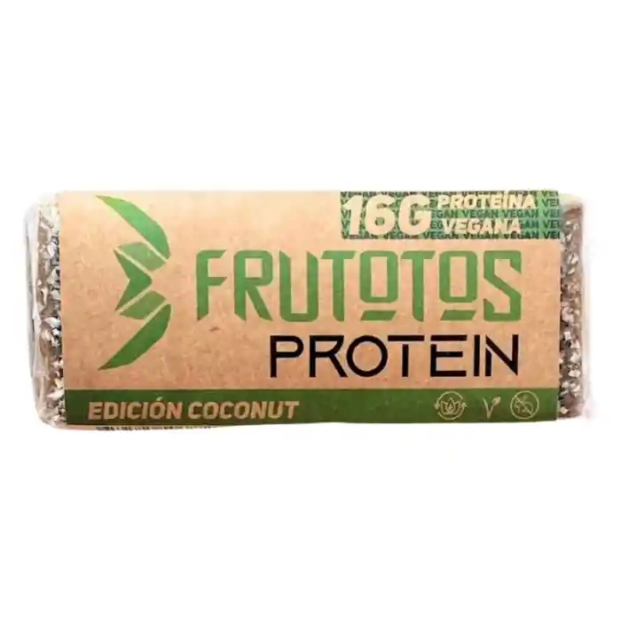 Barra Protein Vegana Coconut - Barrita Proteina Frutotos