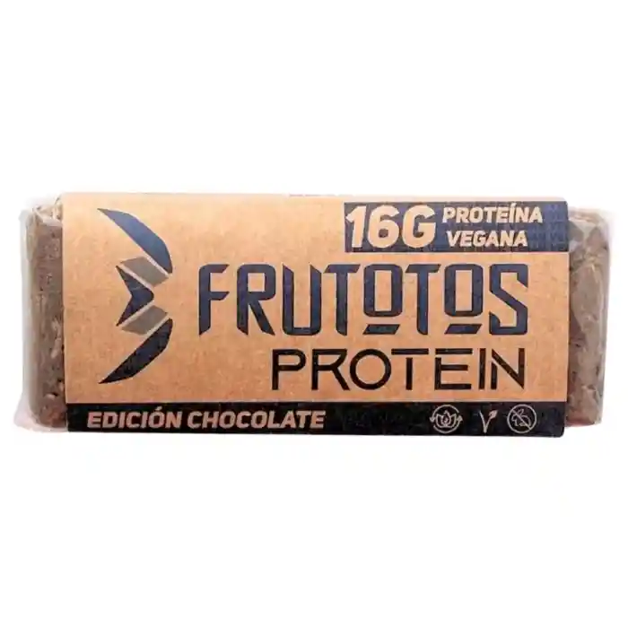 Barra Protein Vegana Chocolate - Barrita Proteina Frutotos