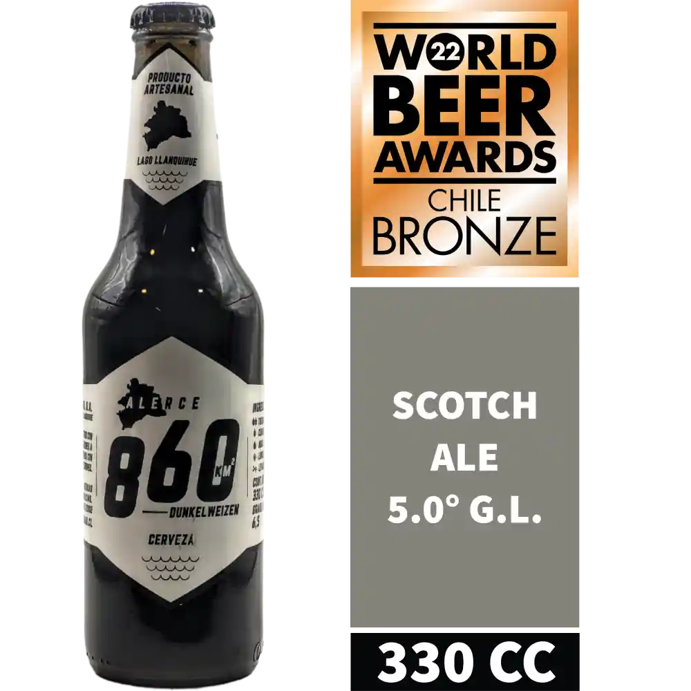 Cerveza 860 Alerce 6.5º G.l. 330cc