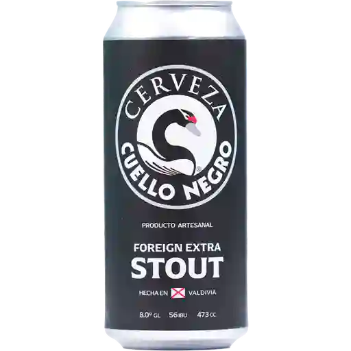 Cerveza Cuello Negro Stout 8.0° G.l. 473cc