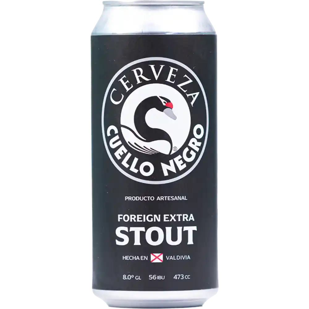 Cerveza Cuello Negro Stout 8.0° G.l. 473cc