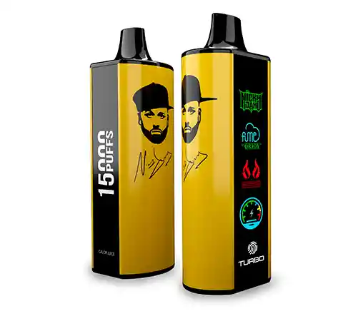 Vaper Fume Nicky Jam 15.000 Puff 0% Nic Calor Juice (banana, Pineapple)