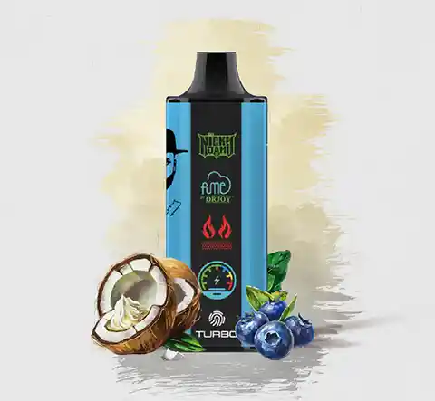 Vaper Fume Nicky Jam 15.000 Puff 0% Nic Fenix Beach (blueberry Coconut)