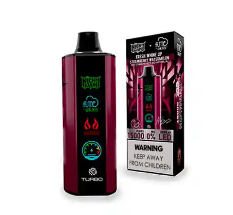 Vaper Fume Nicky Jam 15.000 Puff 0% Nic Whine Up (strawberry Watermelon)