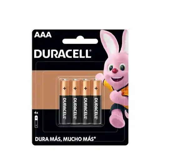 Pilas Alcalinas Duracell Aaa X 4u