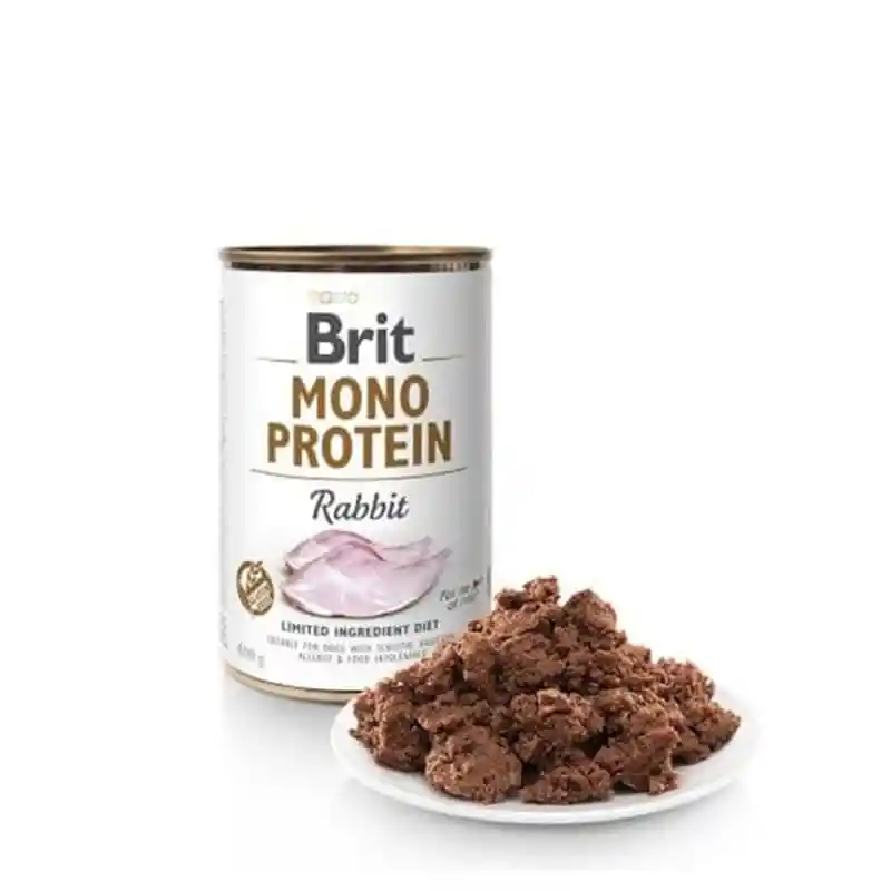 Alimento Humedo Perro Brit Mono Protein Rabbit 400gr