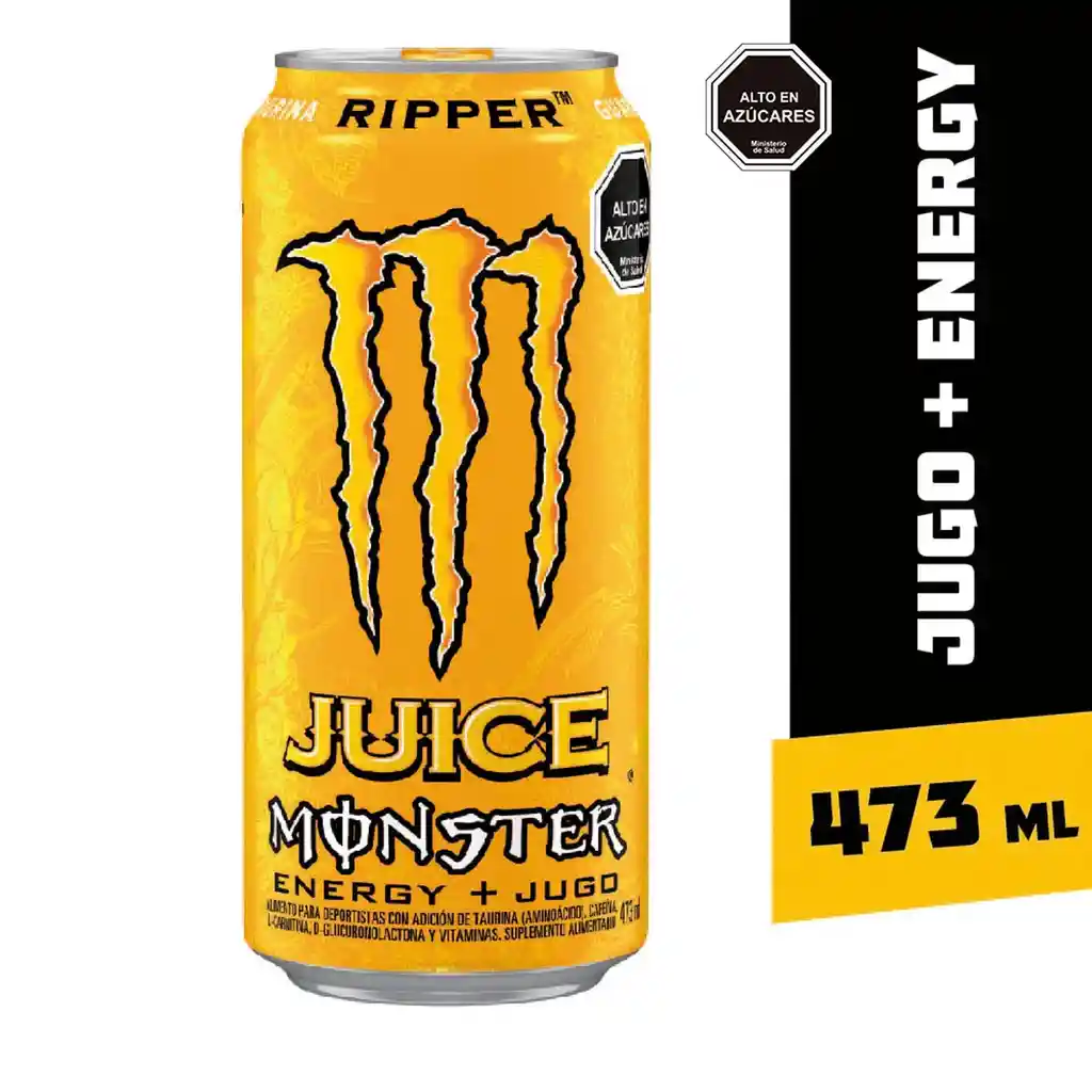 Bebida Energética Monster Ripper 473ml