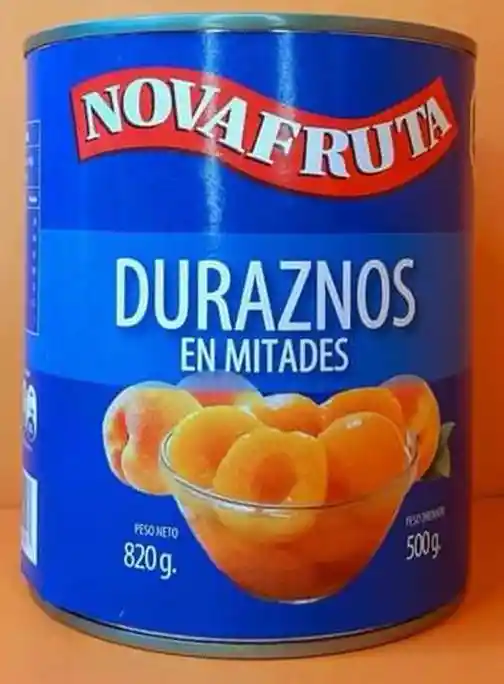 Durazno En Mitades Tarro Grande 820 Gramos