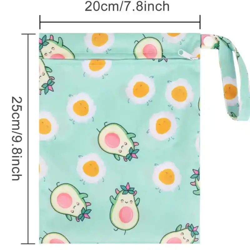 Porta Pañales Para Bolso Diseño Palta Kawaii