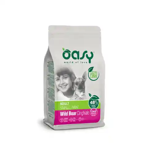 Oasy Alimento Sabor Jabalí Perro Adulto Small/mini 2,5 Kg