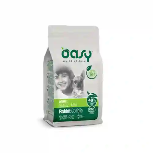 Oasy Alimento Sabor Conejo Perro Adulto Small/mini 2,5 Kg