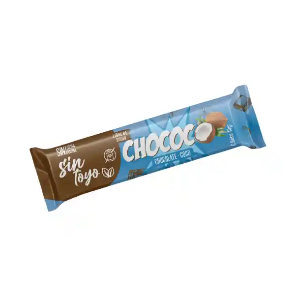 Barra Coco Chocolate (40g) Sin Toyo