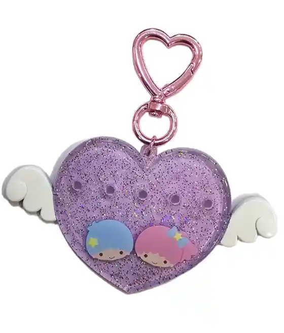 Sanrio Winged Heart Llavero Little Twin Stars (mai Pachi Run Series)