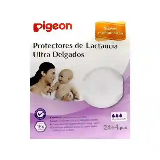 Absorbente De Lactancia Slim Light 24+4 Un Pigeon Caja