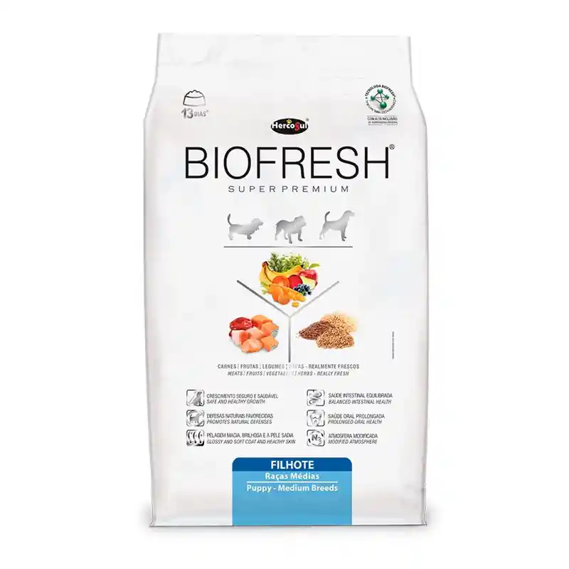 Alimento Perro Biofresh Cachorro Raza Mediana Y Grande 10kg