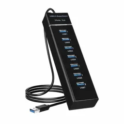 Hub Usb 3.0 De 7 Puertos Y Cable De 120cm