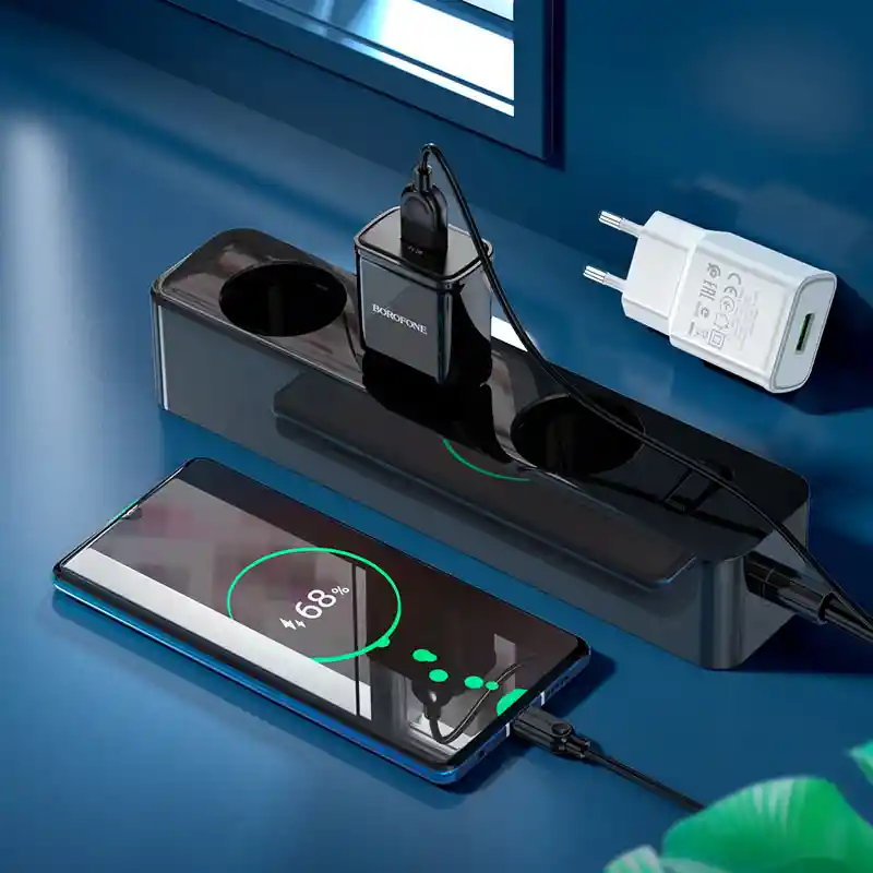 Cargador De Pared Borofone Ba59a Usb-c 18w