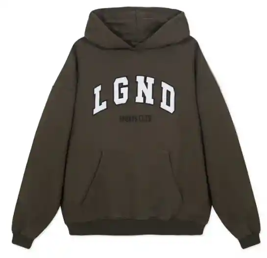 Lgnd Green White Hoodie Lgnd Sport Club T01