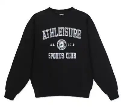 Lgnd Sweatshirt_ Black White Crewneck Athleisure 02