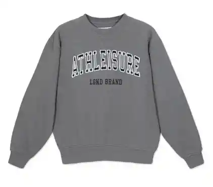 Lgnd Sweatshirt_ Gray Crewneck Athleisure-t01