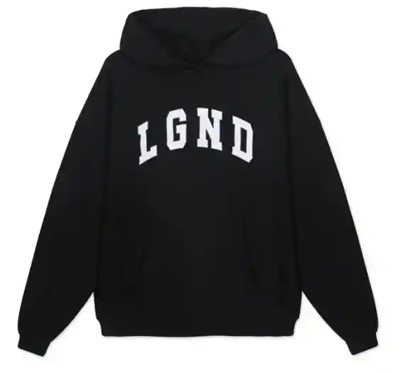 Lgnd Black White Hoodie Lgnd Sport Club T01