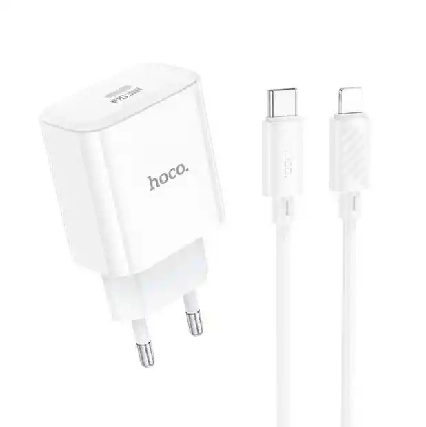 Cargador De Pared Borofone Ba81a 20w Usb-c To Lightning