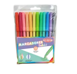 Est. 12 Marcadores Artel Pastel 12 Co