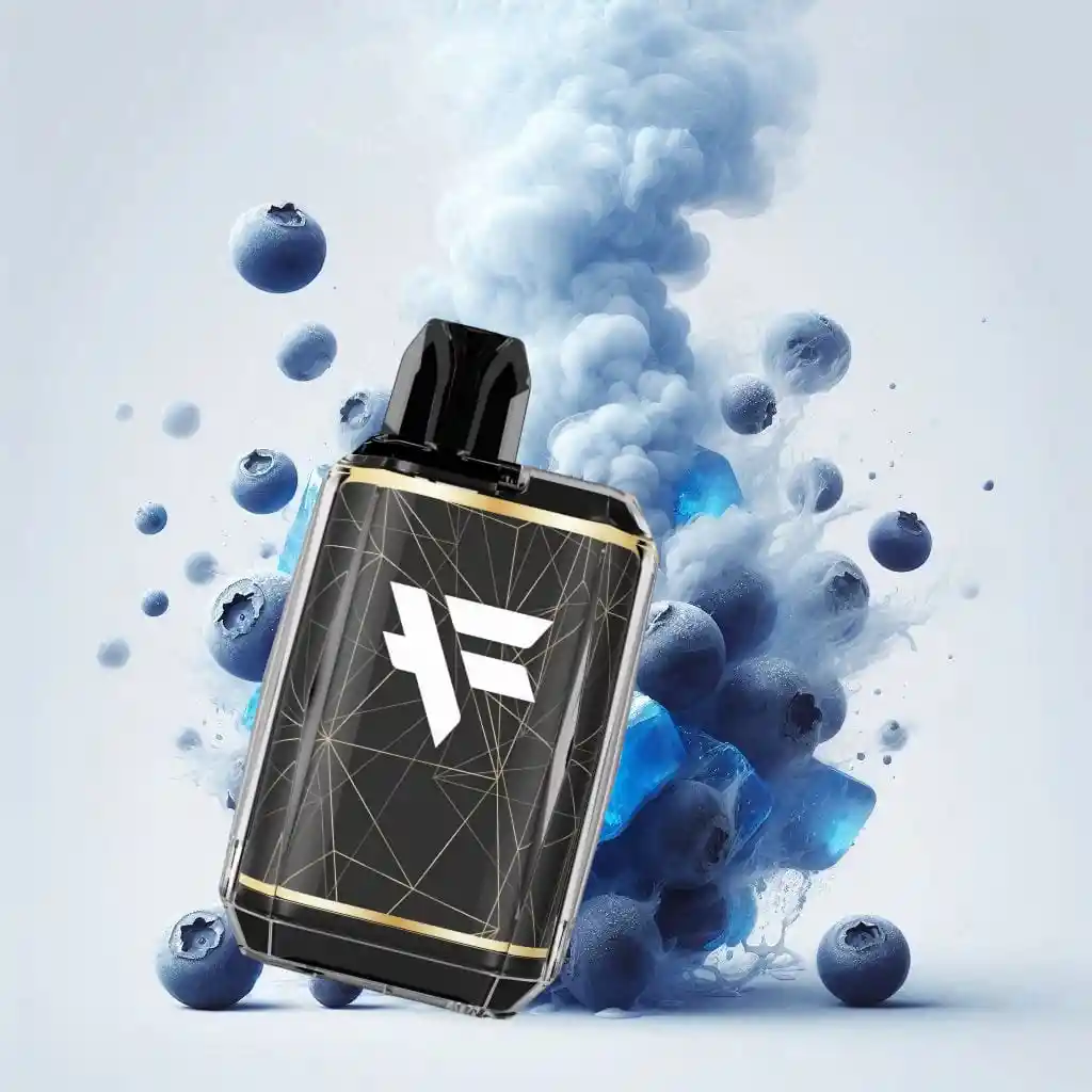 Vaper Desechable Blueberry Ice 600 Puff - Fuyl By Dinner Lady