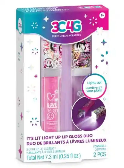 3c4g Light Up Lip Gloss Duo
