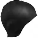 Gorro Natacion Seal Earpocket Silicona Negro (con Proteccion Oidos)