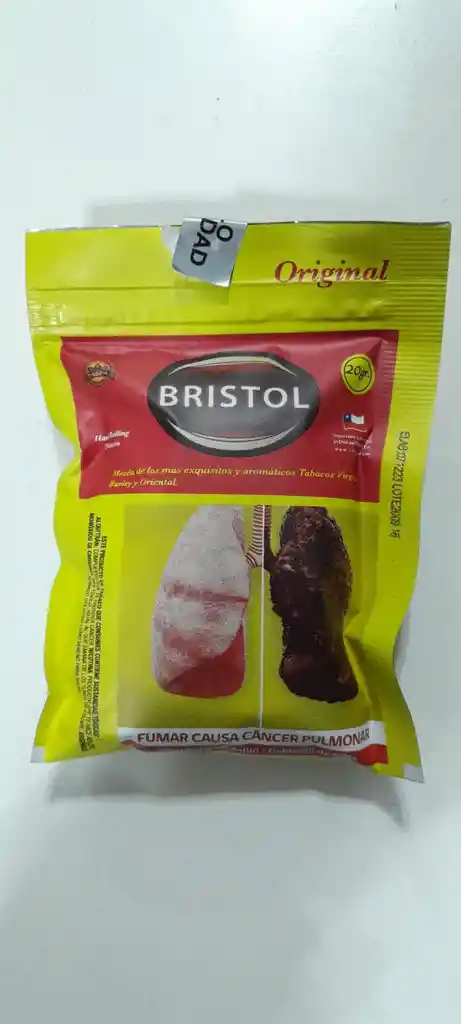 Tabaco Bristol Natural 20 Gr