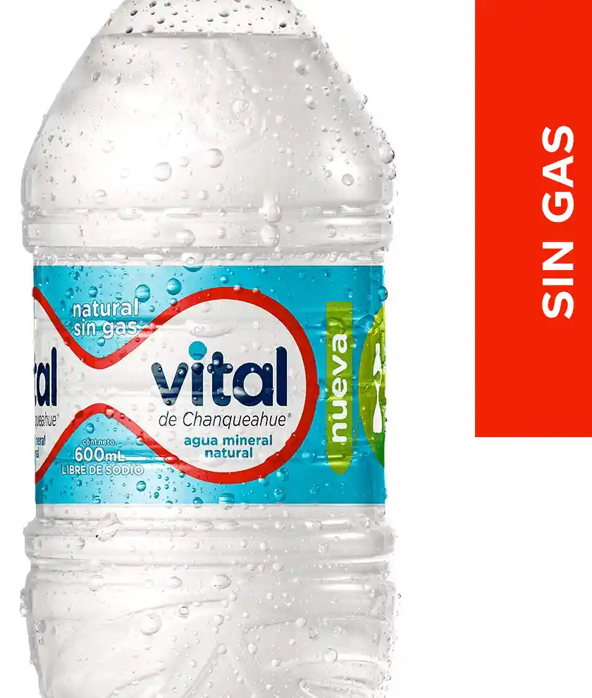 Agua Vital Sin Gas 600 Ml