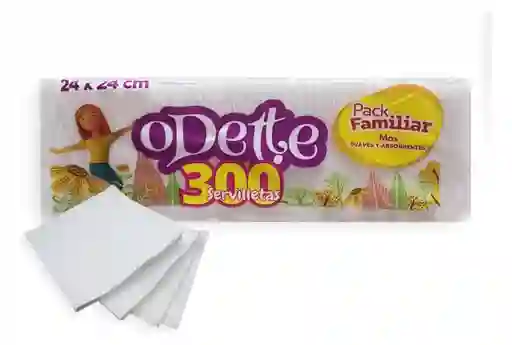 Pack 300 Servilletas Familiar Odette