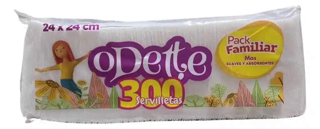 Pack 300 Servilletas Familiar Odette