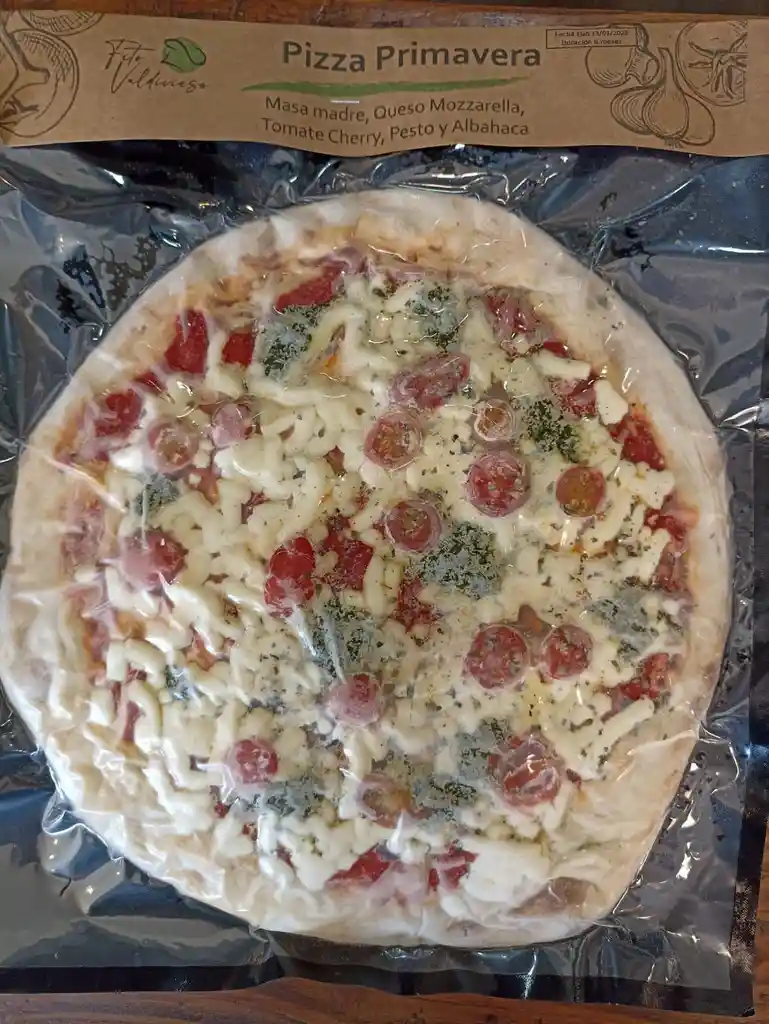 Pizza Artesanal Masa Madre 32 Cm Primavera