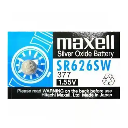 Pila De Reloj Sr 626sw/377 Maxell