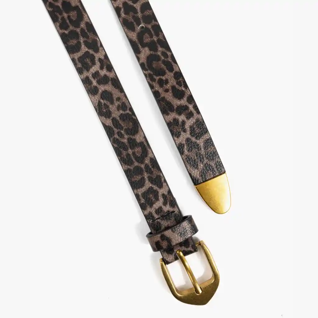 Cinturón Mujer Hebilla Flecha M/l Café