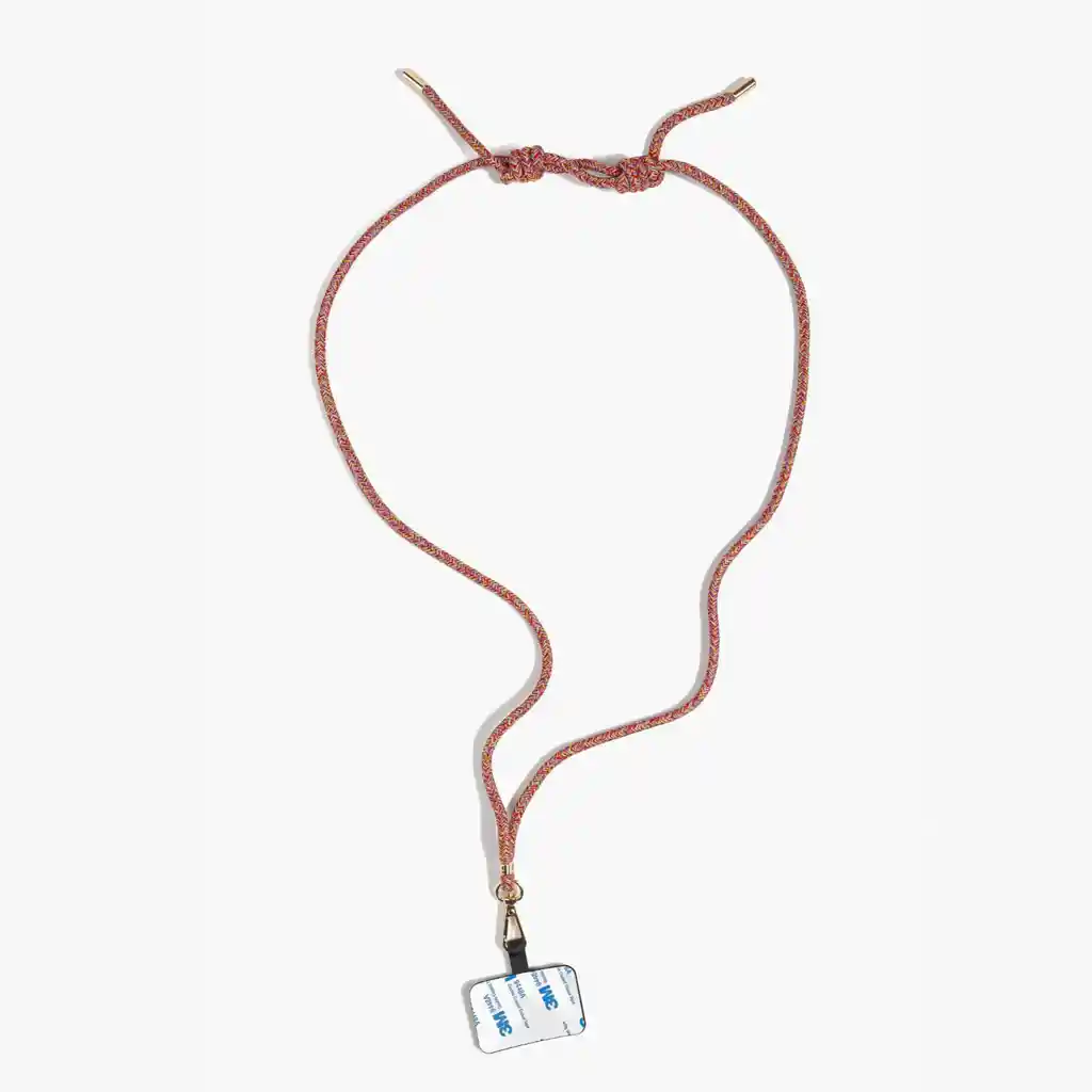 Strap Colgante Celular Mujer Nudo Rojo