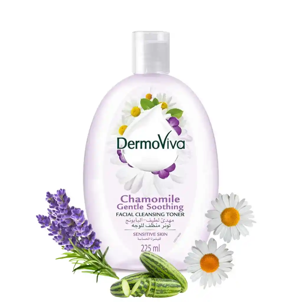 Dermoviva Tónico Limpiador Facial Lavanda Manzanilla 225 Ml