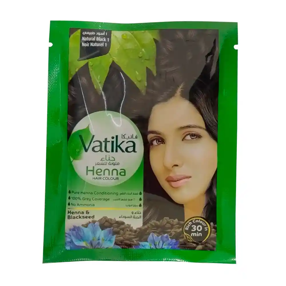 Vatika Henna Natural Black 20 Sachets